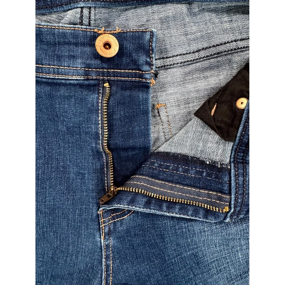 American Rag Cie Mens 36x30 Blue Denim Medium Wash Straight Leg Stretch Jeans